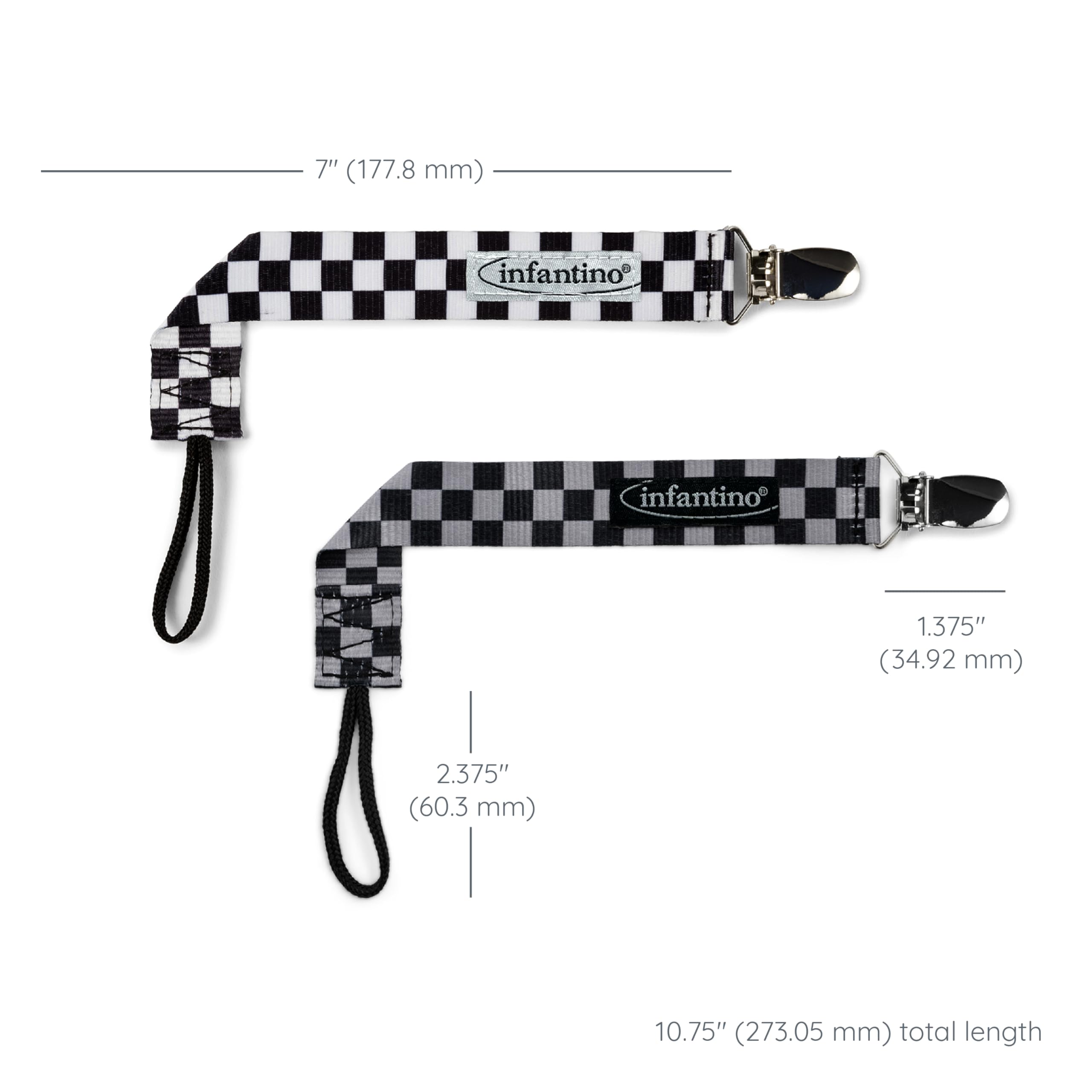 Foto 7 pulgar | Pinzas para Chupones Infantino Booginhead Pacigrip 2 Piezas 0-36 Meses - Venta Internacional