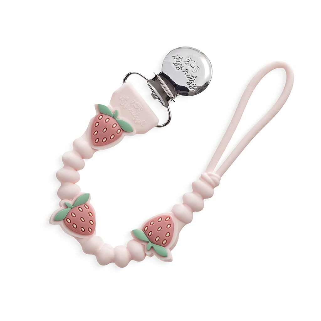 Clip para Chupete Itzy Ritzy de Silicona Fresa - Venta Internacional