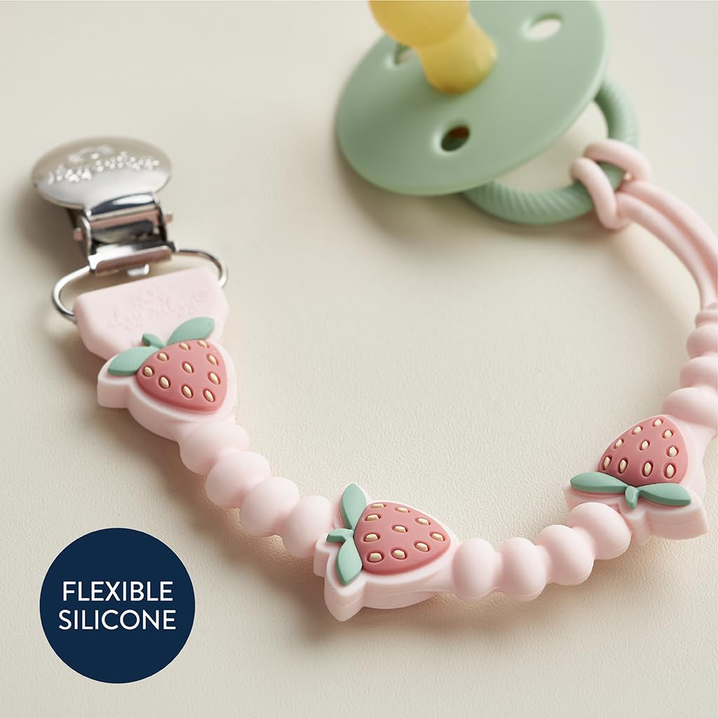 Foto 5 pulgar | Clip para Chupete Itzy Ritzy de Silicona Fresa - Venta Internacional