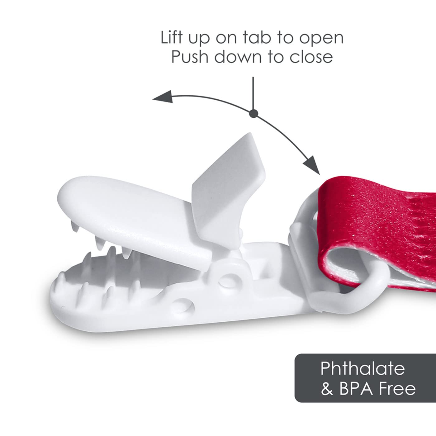 Foto 4 pulgar | Pinza Para Chupetes Babyfanatic Ncaa Ohio State Buckeyes, Paquete De 2 - Venta Internacional.