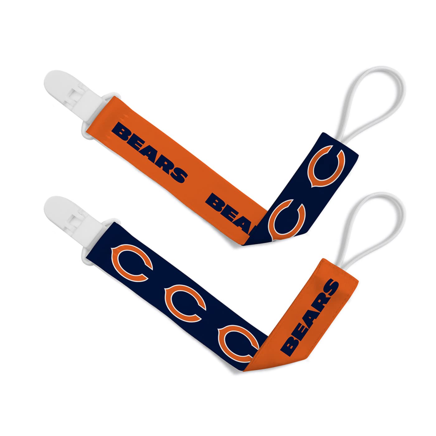 Pinza Para Chupetes Babyfanatic Nfl Chicago Bears, Paquete De 2 - Venta Internacional. $657