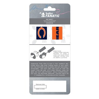 Foto 3 | Pinza Para Chupetes Babyfanatic Nfl Chicago Bears, Paquete De 2 - Venta Internacional.