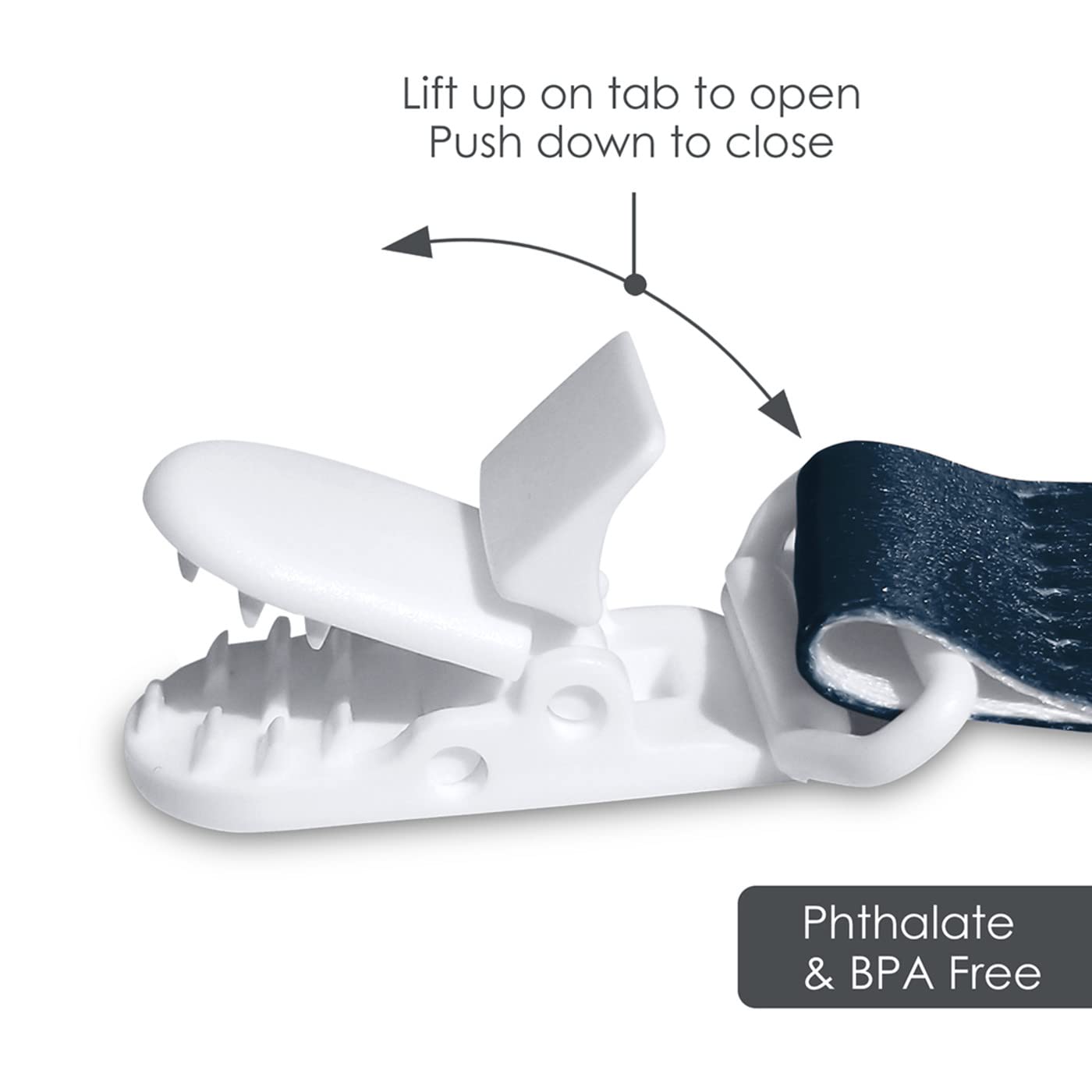 Foto 5 pulgar | Pinza Para Chupetes Babyfanatic Nfl Chicago Bears, Paquete De 2 - Venta Internacional.
