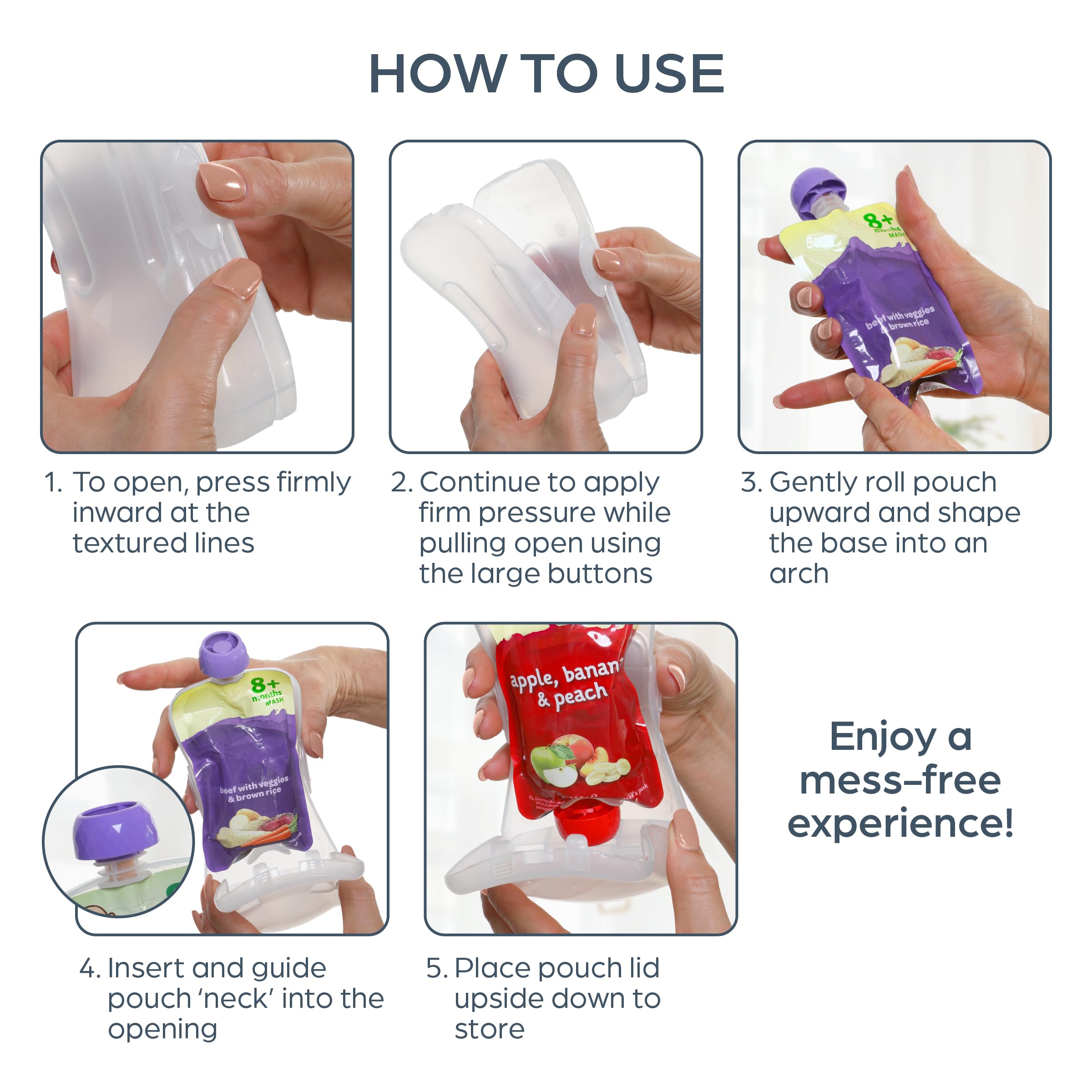 Foto 5 | Bolsa De Comida Para Bebés Con Alimentación Automática Pouch Pal Dreambaby - Venta Internacional.