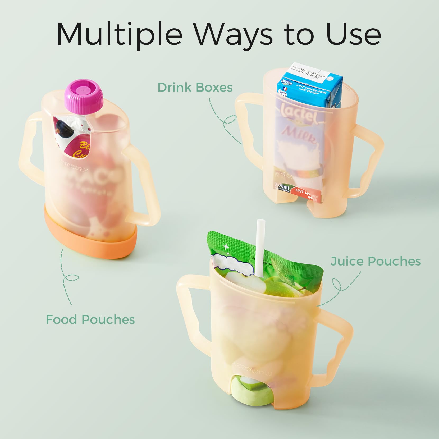 Foto 3 pulgar | Soporte Momcozy Squeeze para Bolsas de Comida y Bebidas - Venta Internacional