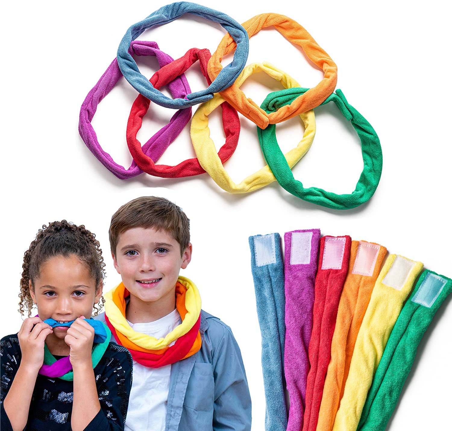 Collares Masticables, Suministros Especiales Para Niños Sensoriales, Paquete De 6 - Venta Internacional. $773