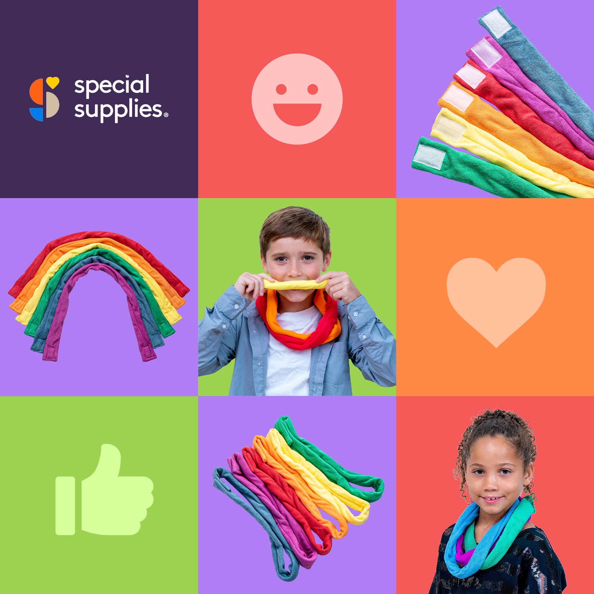 Foto 8 pulgar | Collares Masticables, Suministros Especiales Para Niños Sensoriales, Paquete De 6 - Venta Internacional.