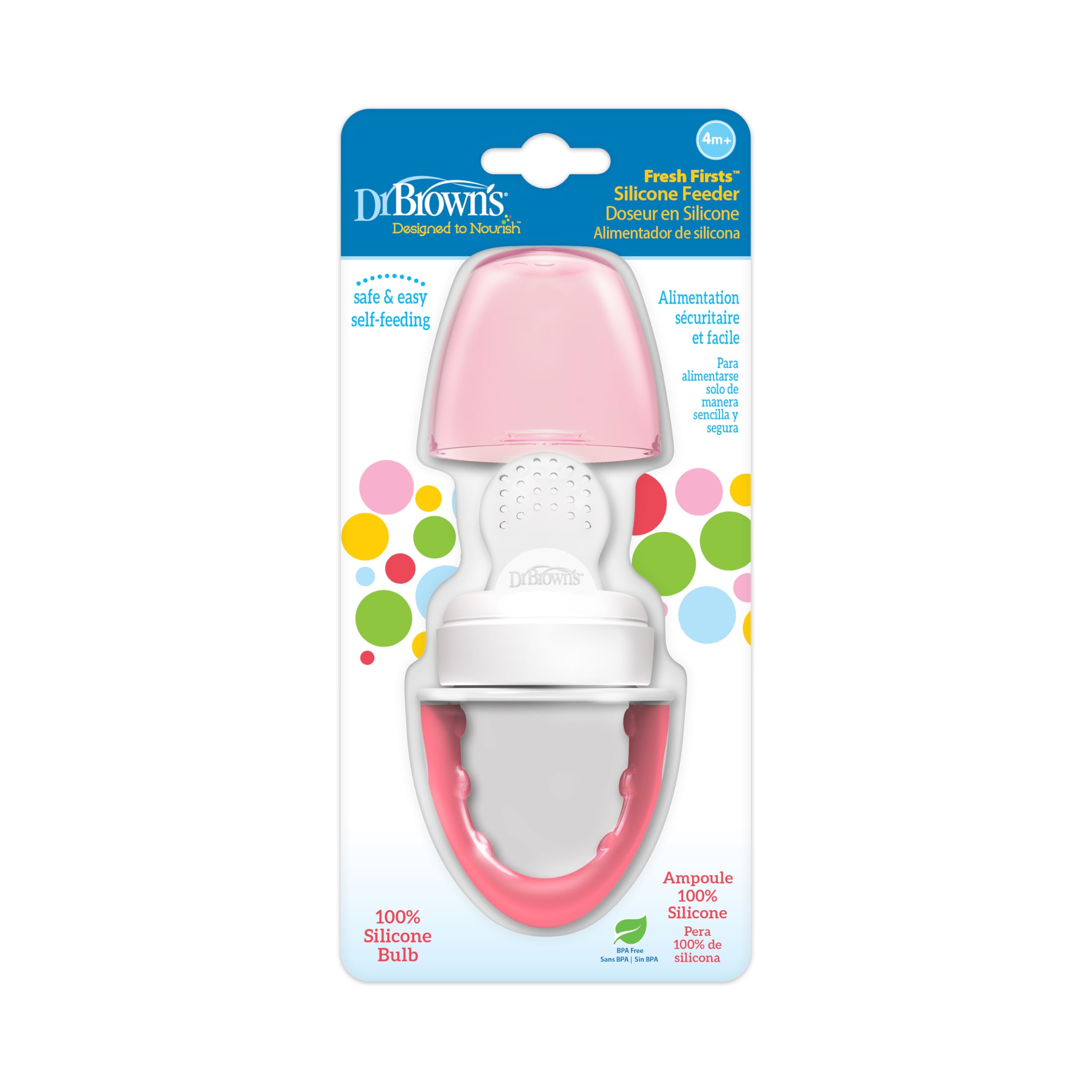 Foto 3 pulgar | Comedero De Silicona Diseñado Por Dr. Brown's Para Nutrir A Pink - Venta Internacional.