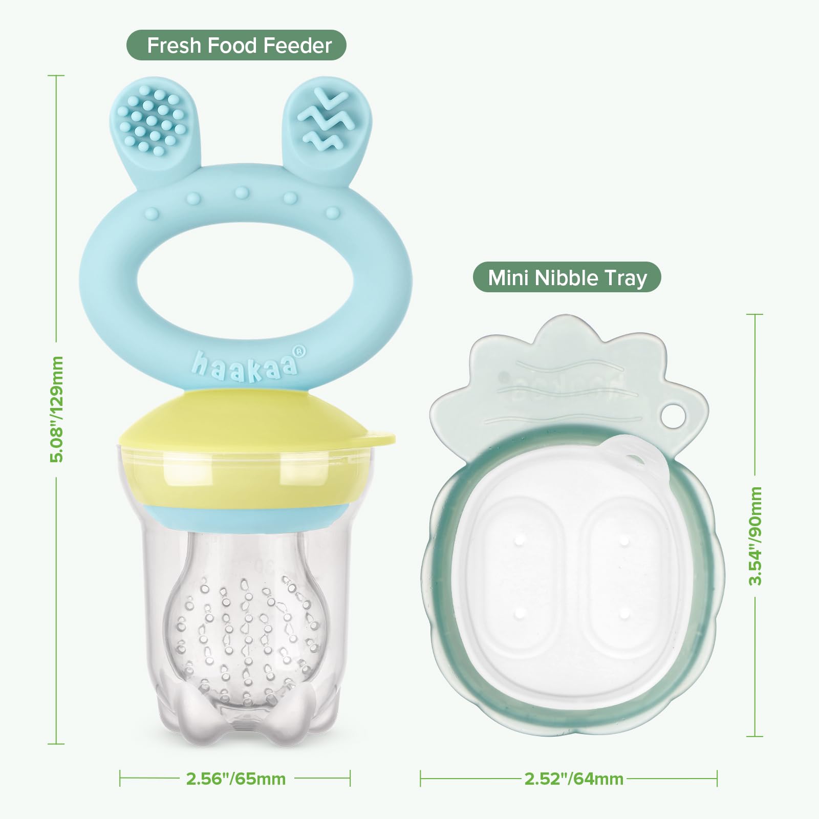 Foto 8 pulgar | Comedero Y Minicongelador Para Comida Para Bebés, Bandeja Para Picar, Color Azul Haakaa - Venta Internacional.