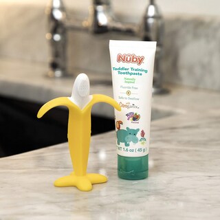 Foto 4 | Pasta De Dientes Dr. Talbot's Toddler Training Con Cepillo Nuby Banana - Venta Internacional.