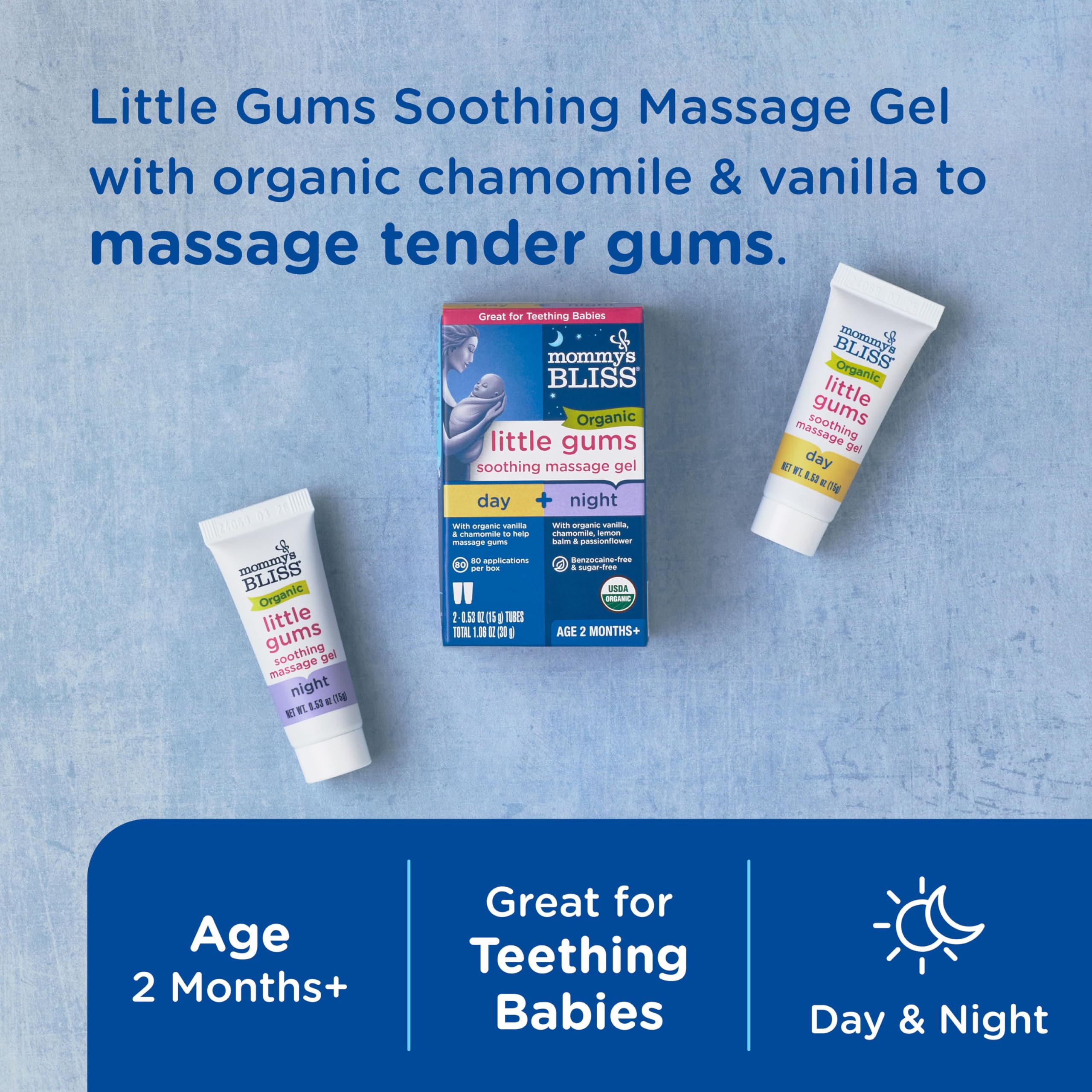 Foto 4 pulgar | Gel De Masaje Para La Dentición Mommy's Bliss Organic Little Gums - Venta Internacional.