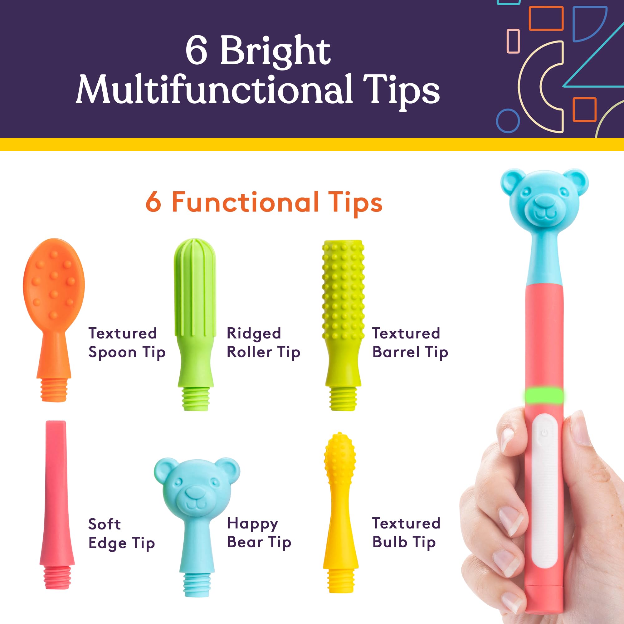 Foto 2 | Kit De Estimulación Motora Oral: Suministros Especiales Buzz Buddy Pink - Venta Internacional.