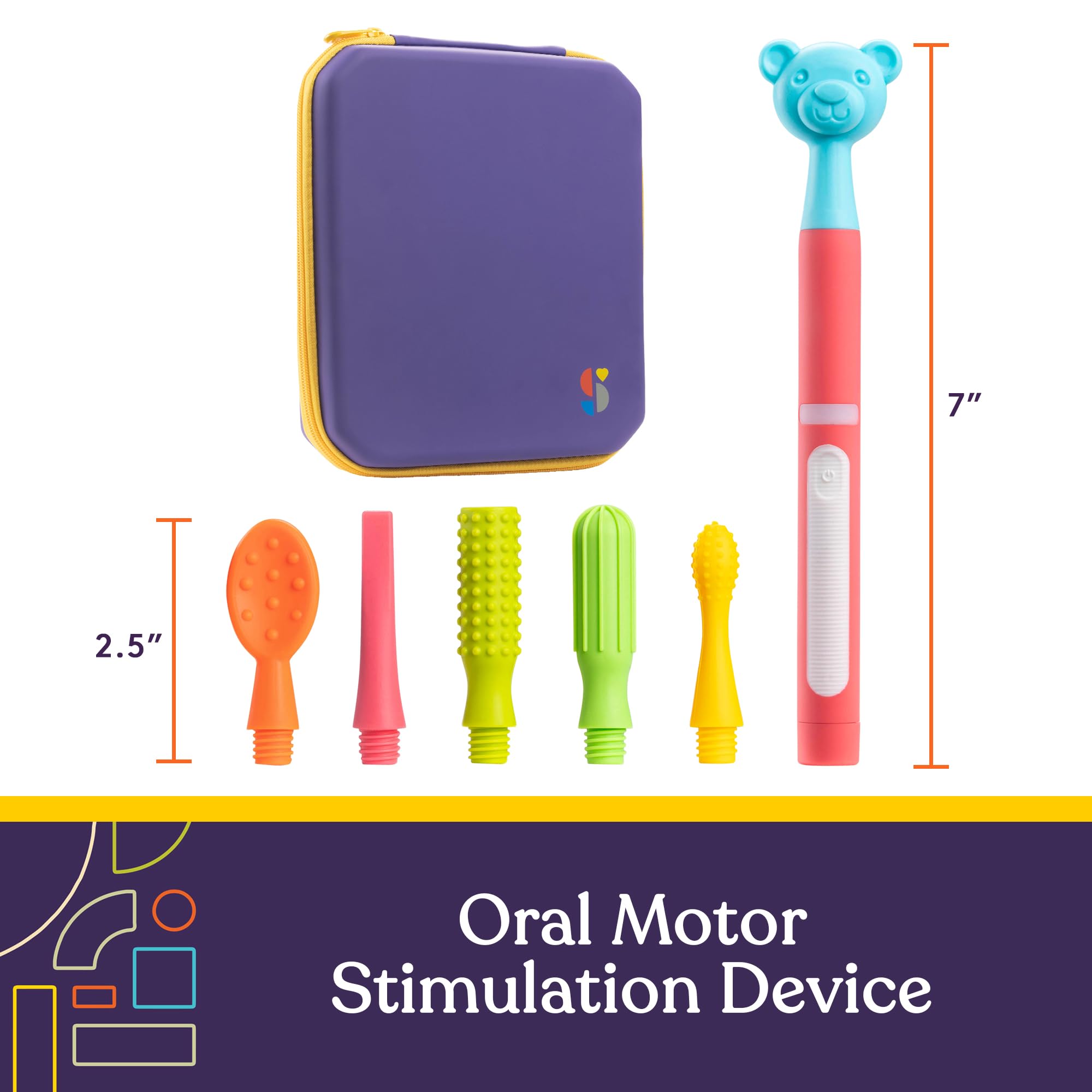 Foto 6 pulgar | Kit De Estimulación Motora Oral: Suministros Especiales Buzz Buddy Pink - Venta Internacional.