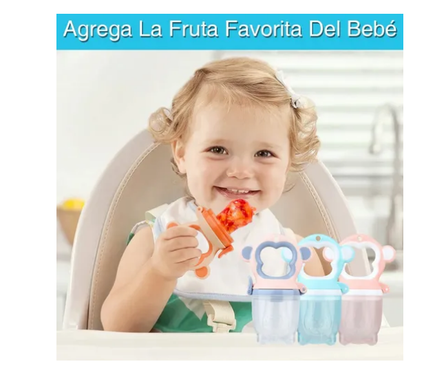 Foto 5 pulgar | Chupón Fruta Y Papilla Alimentador Para Bebé Mordedera