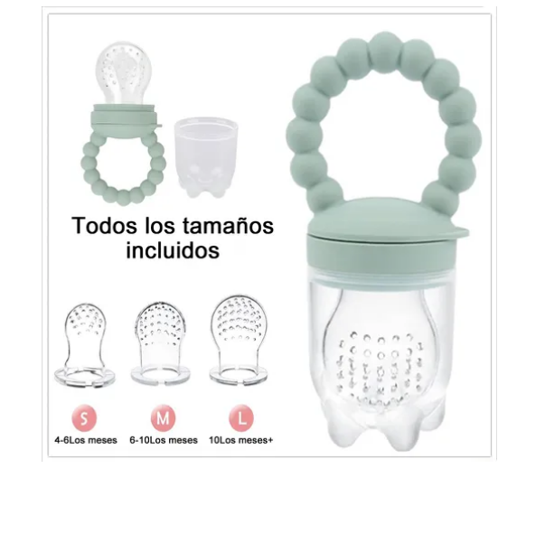 Foto 3 pulgar | Chupón Para Frutas Comida Para Bebes Gel De Sílice 4pcs