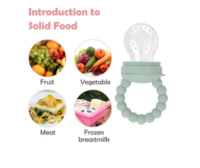 Foto 4 pulgar | Chupón Para Frutas Comida Para Bebes Gel De Sílice 4pcs