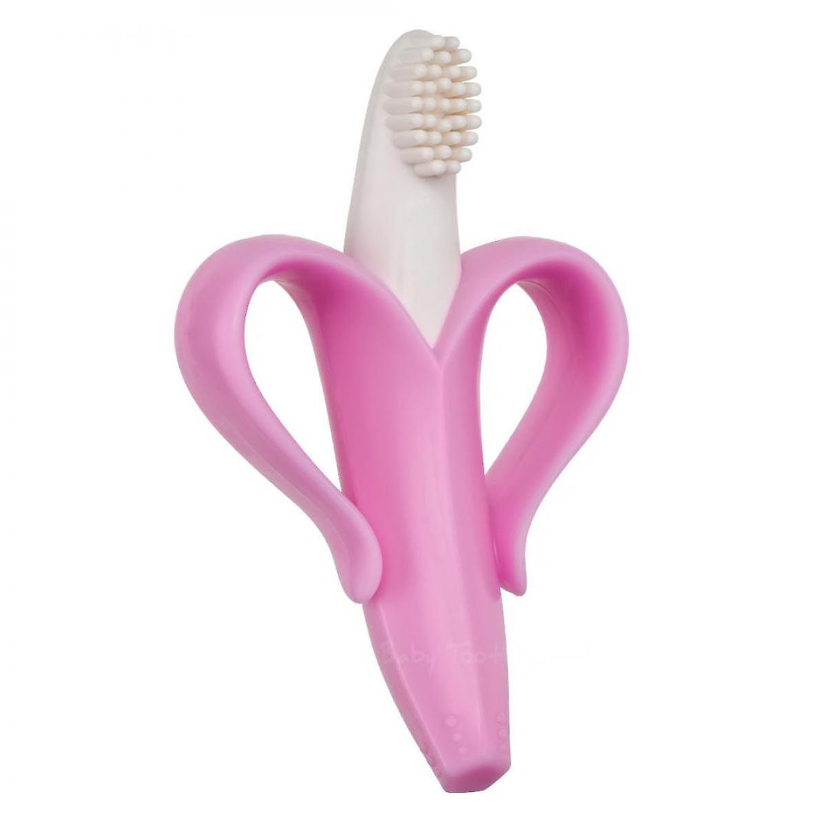 Foto 2 pulgar | Cepillo De Dientes Training Teether Pink Banana - Venta Internacional.
