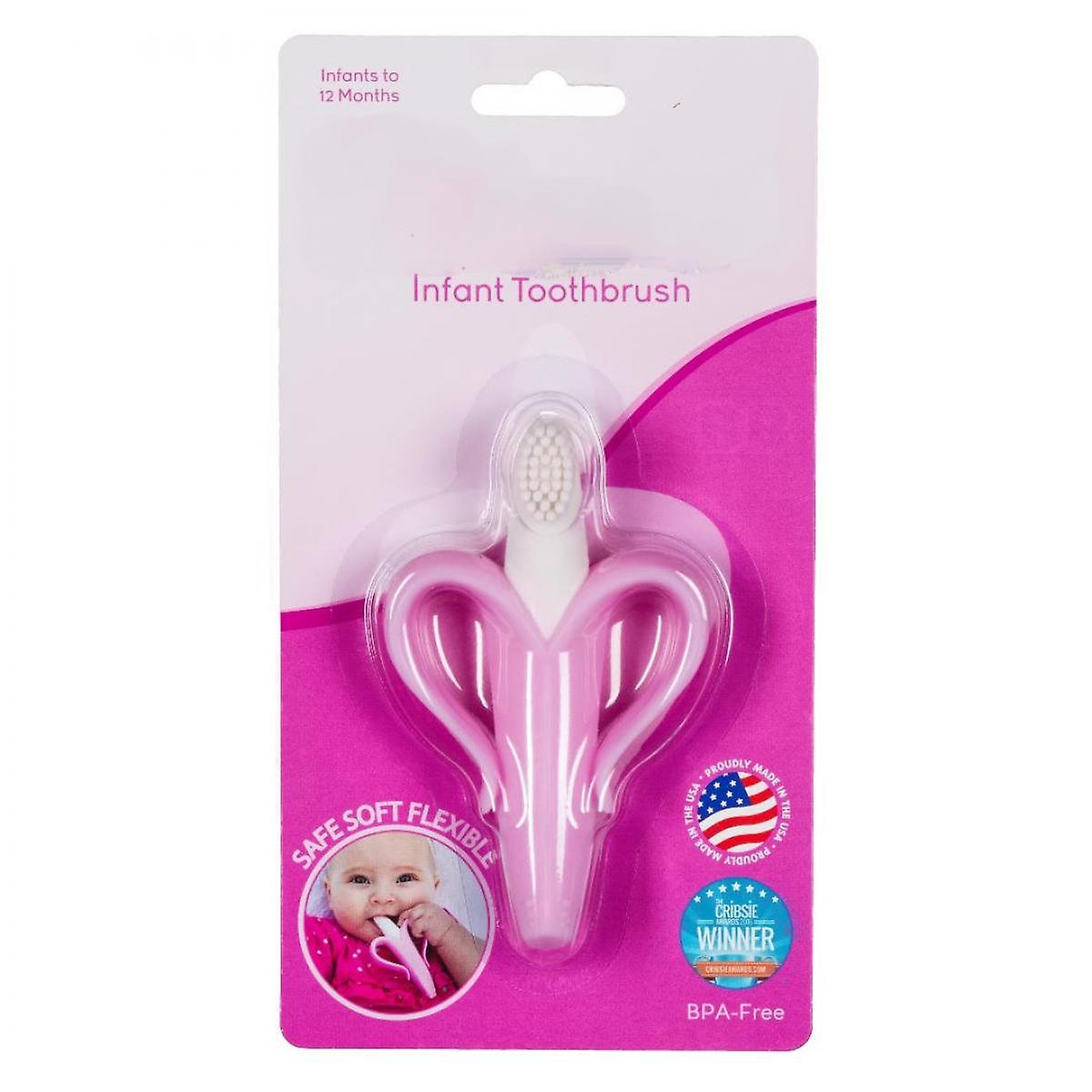 Foto 6 pulgar | Cepillo De Dientes Training Teether Pink Banana - Venta Internacional.