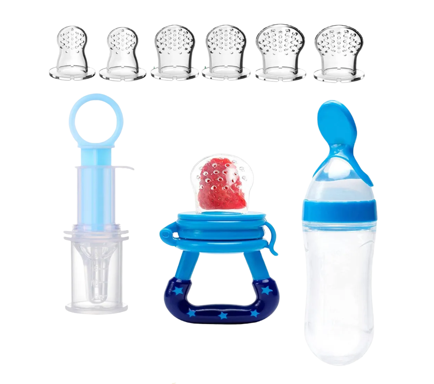 Foto 2 pulgar | Cuchara Para Papilla Con Forma De Fruta Y Biberón  9 Unidade