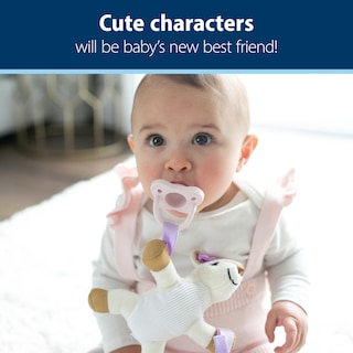 Foto 7 | Soporte Para Chupetes Y Mordedores Dr. Brown's Baby Lovey Deer 0-6 M - Venta Internacional.