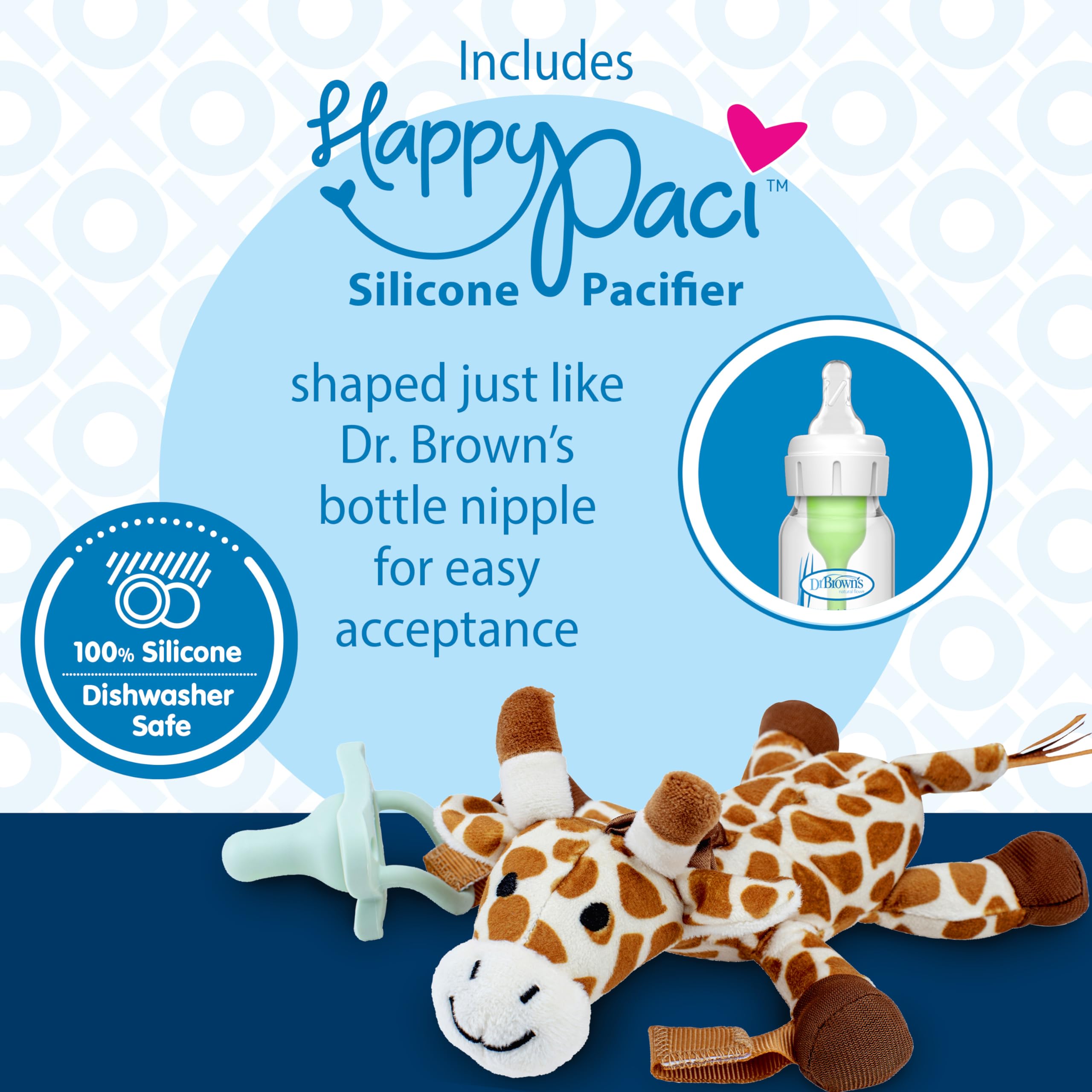 Foto 4 pulgar | Portachupones Dr. Brown's Lovey 0m+ Giraffe - Venta Internacional