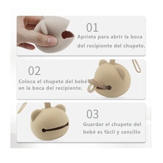 Foto 3 | Estuche Para Guardar Chupones Color Blanco