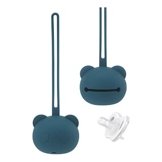 Foto 1 | Porta Chupones Bebé Belug Silicona Estuche Para Guardar Chupete Azul