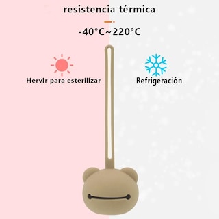 Foto 2 | Porta Chupones Bebé Belug Silicona Estuche Para Guardar Chupete Beige
