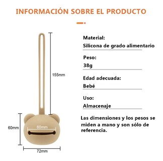 Foto 4 | Porta Chupones Bebé Lab.g Silicona Estuche Para Guardar Chupete Beige