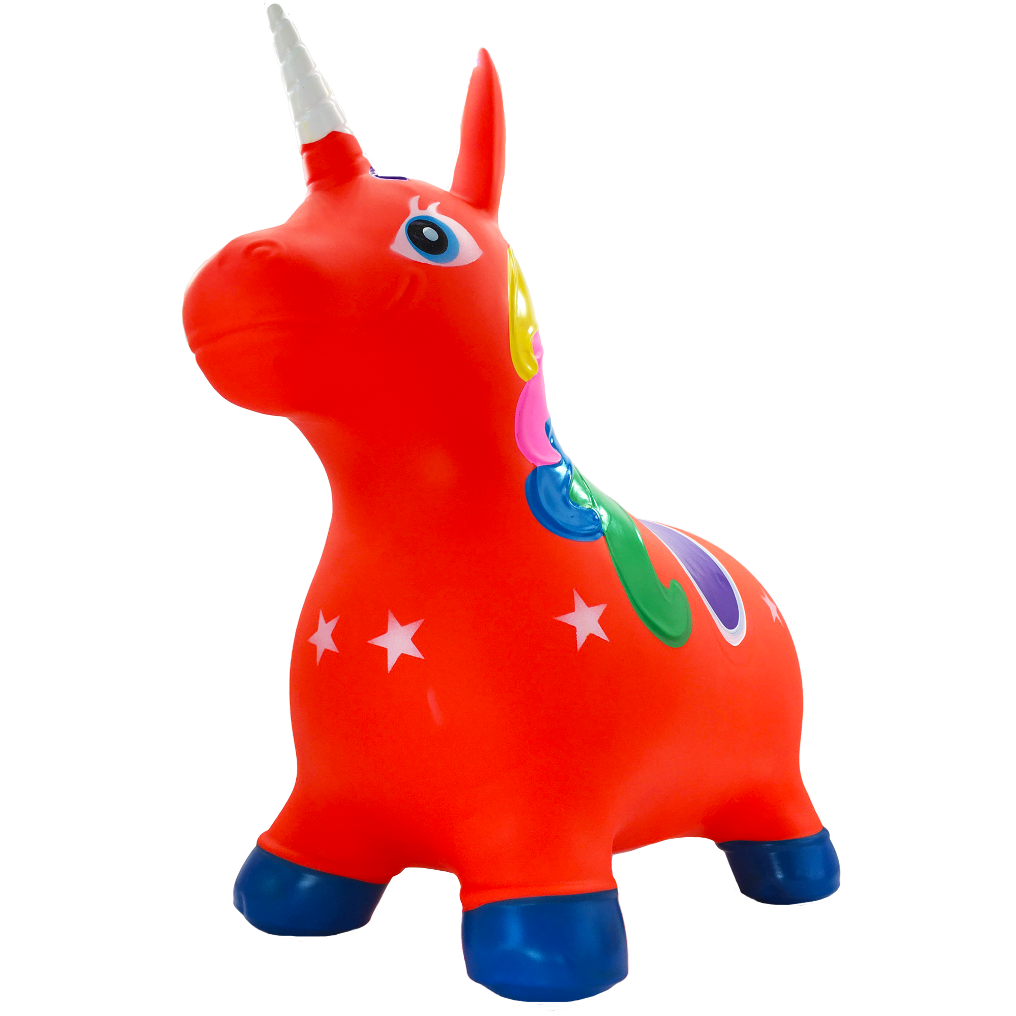 Foto 2 | Montable Brincolín Inflable Niños Ecobaby Original Unicornio Rojo