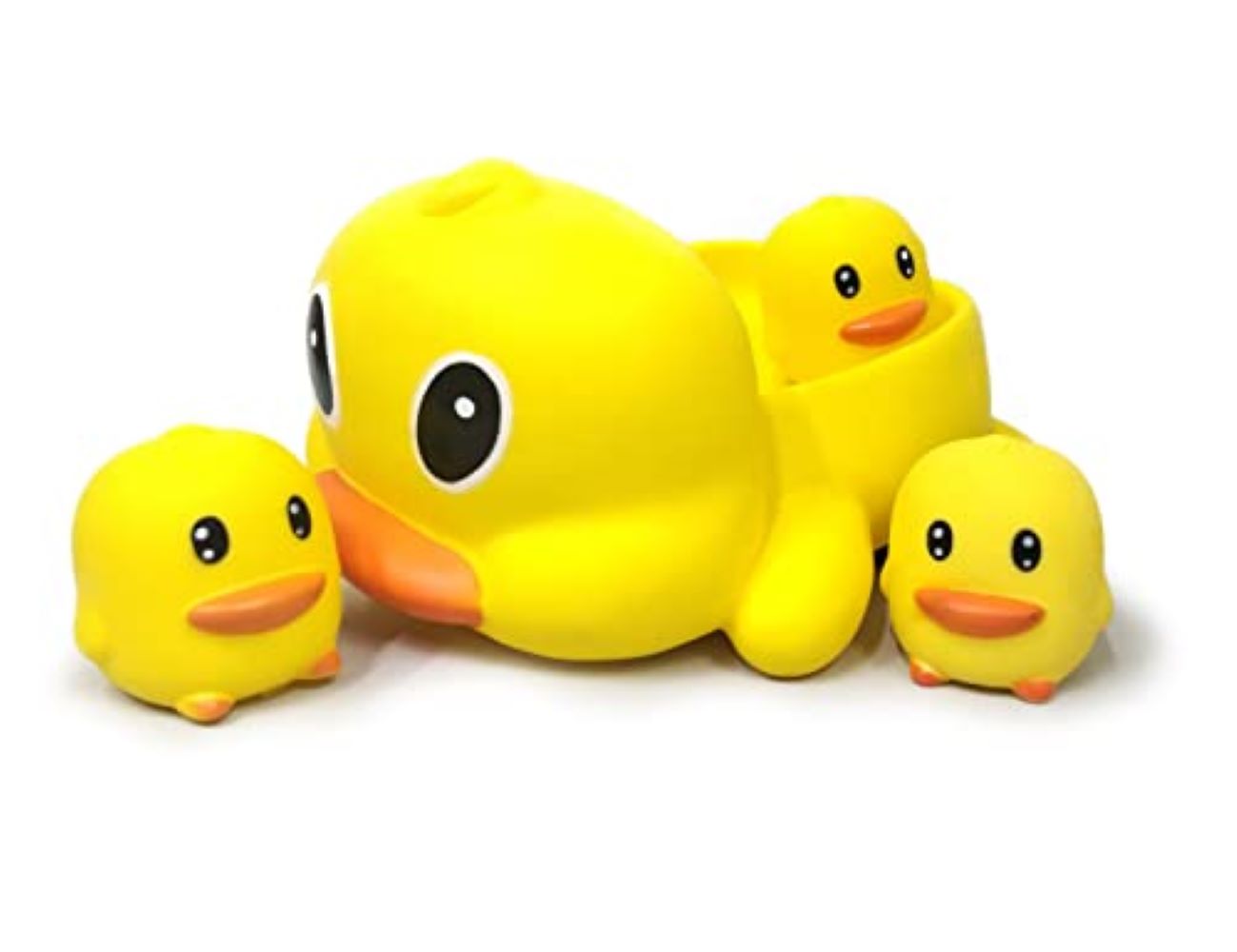 Foto 2 pulgar | Familia de Animales de Hule Flotantes para La Bañera Bf toys color Amarillo
