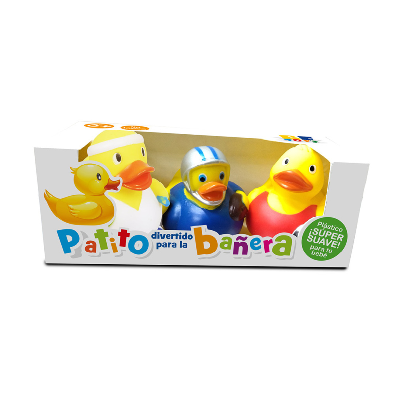 Foto 1 | Patitos para la Bañera BF Toys Multicolor 3 Piezas