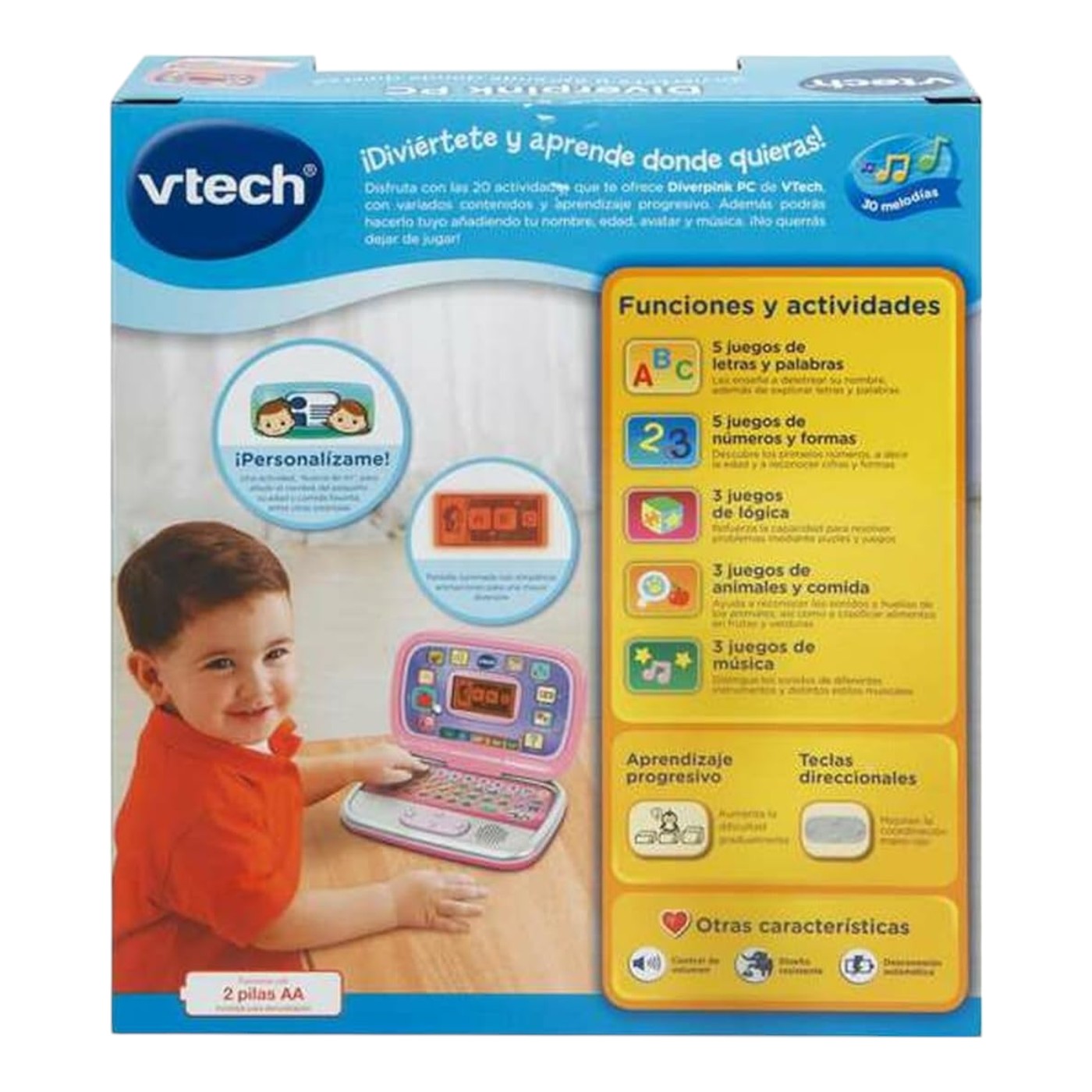 Foto 4 pulgar | Juguete Laptop Didáctico Vtech color Rosa