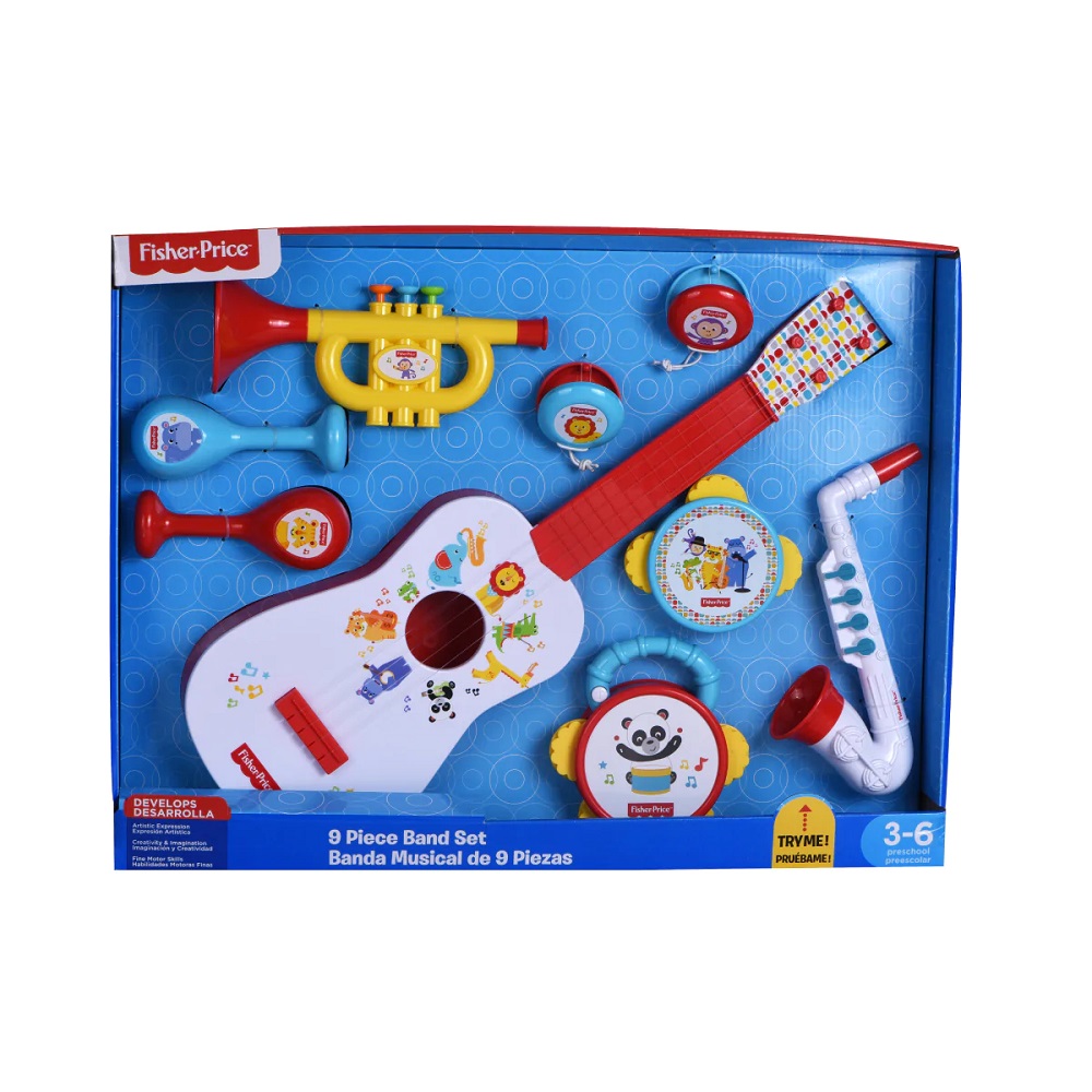 Banda Musical Fisher-Price de 9 Piezas color Blanco