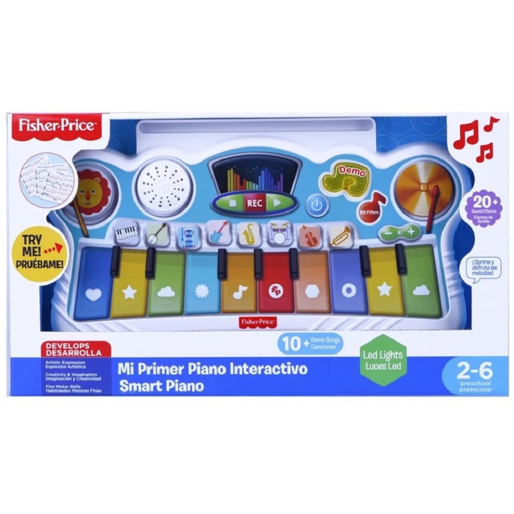 Foto 4 pulgar | Mi Primer Piano Interactivo Fisher Price