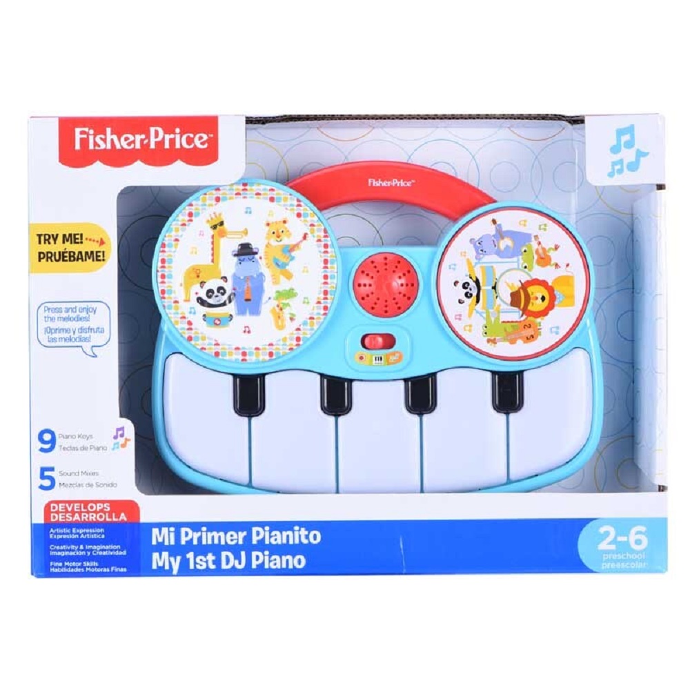 Foto 3 pulgar | Mi Primer Dj Piano Fisher Price