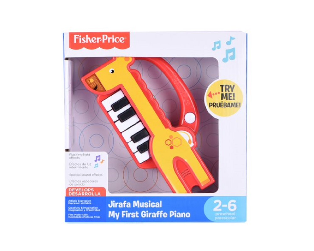 Foto 3 pulgar | Jirafa Musical Fisher Price 791UDFP020G color Amarillo