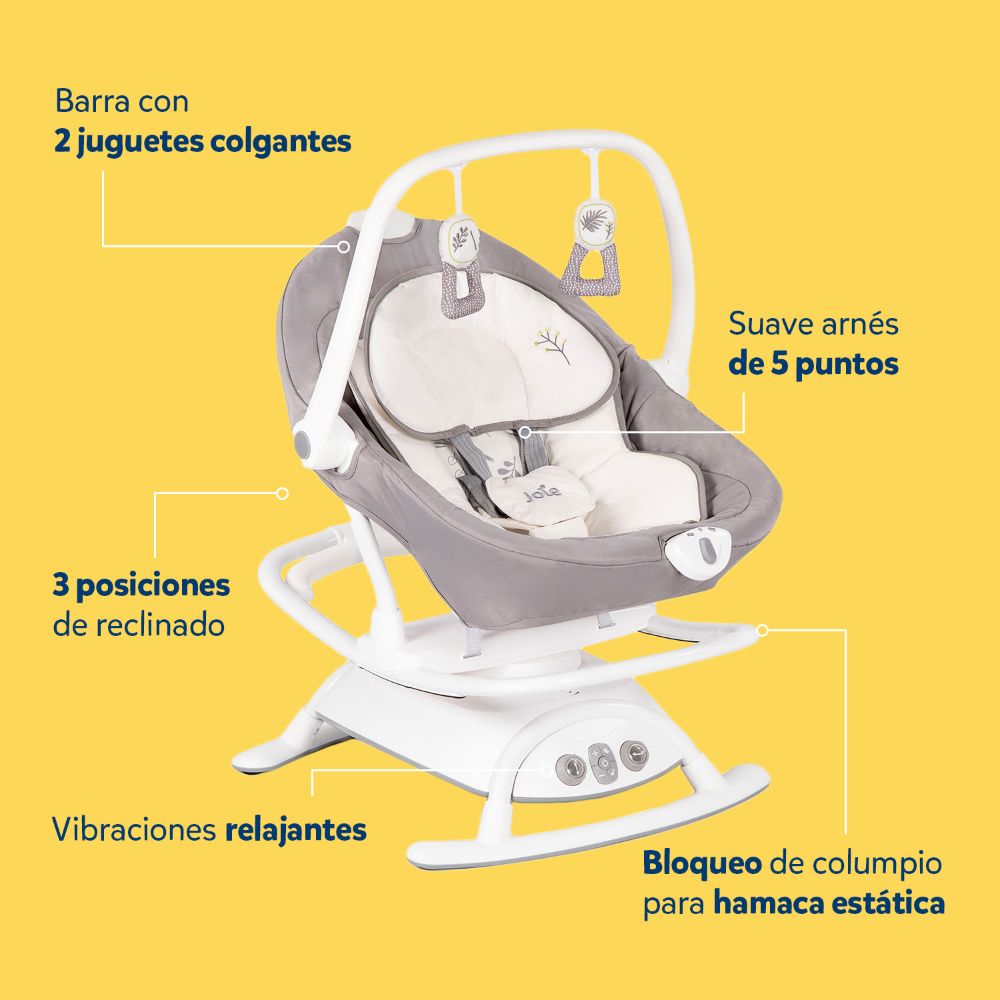 Foto 4 pulgar | Bouncer Columpio para Bebé Joie Sansa