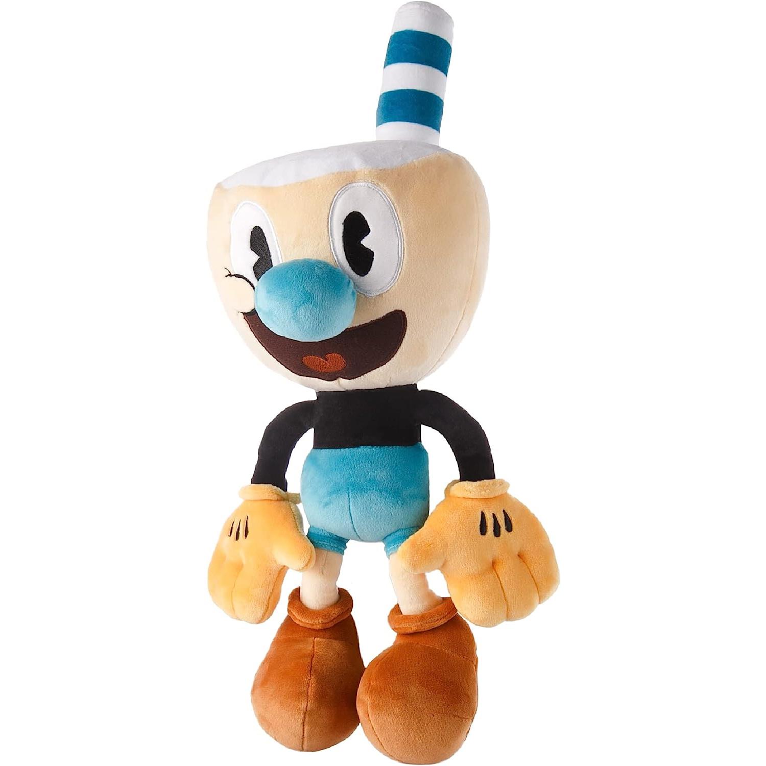 Foto 4 pulgar | Venta Internacional- Muñeco de Peluche The Cuphead Show Mugman Plush Doll 15'' Animated Series Soft