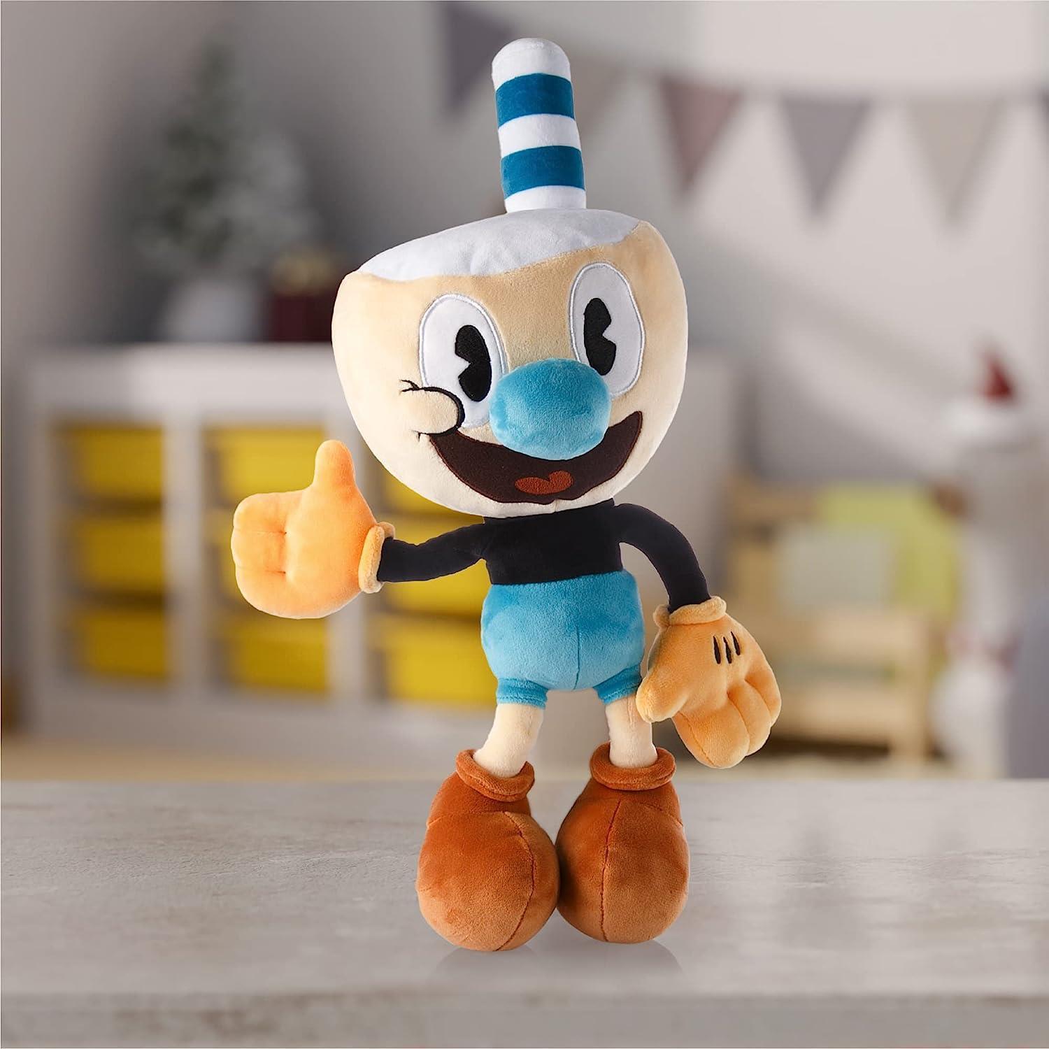 Foto 6 pulgar | Venta Internacional- Muñeco de Peluche The Cuphead Show Mugman Plush Doll 15'' Animated Series Soft