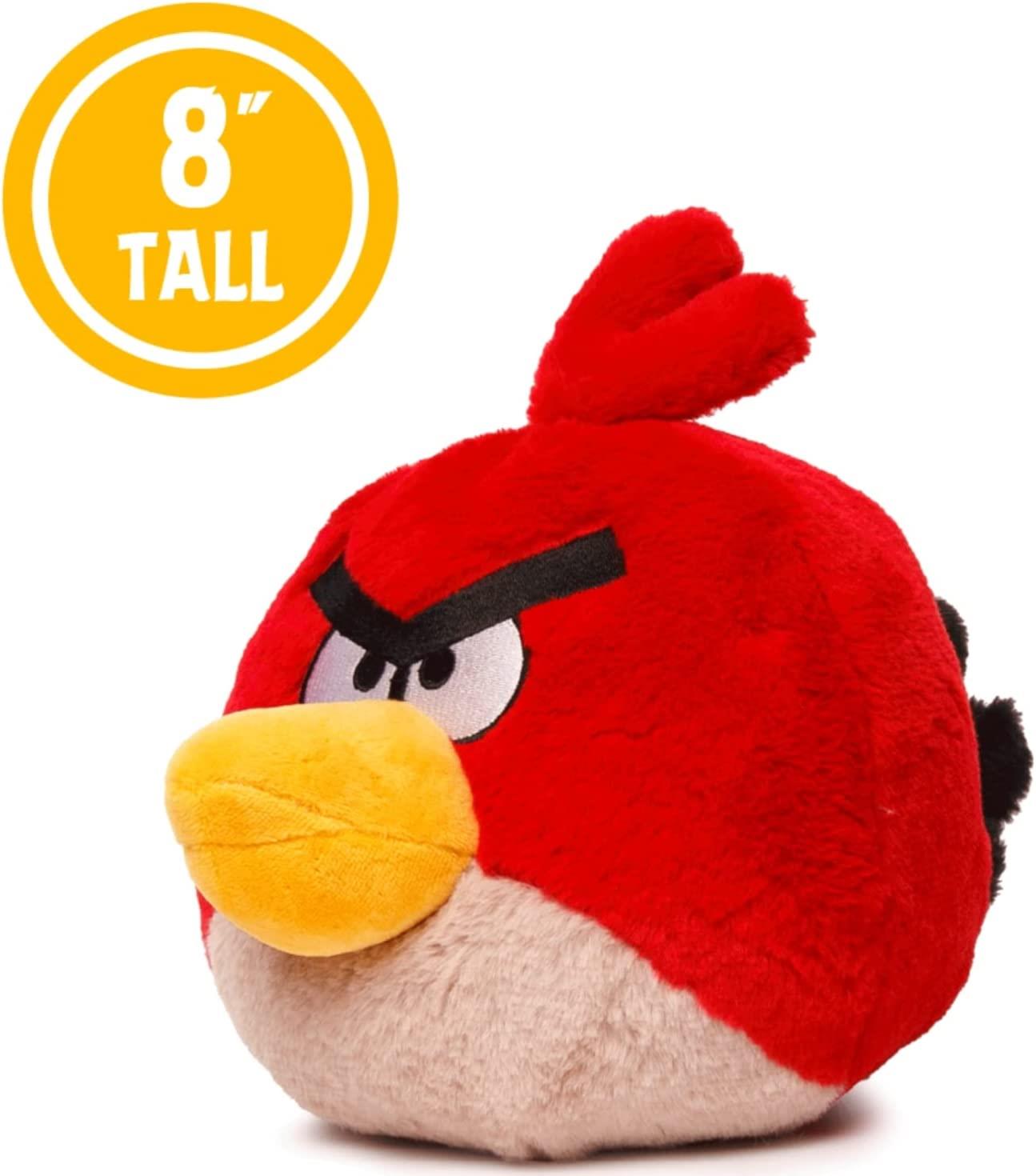 Foto 4 pulgar | Venta Internacional- Muñeco de Peluche Angry Birds 8'' Cardenal Suave