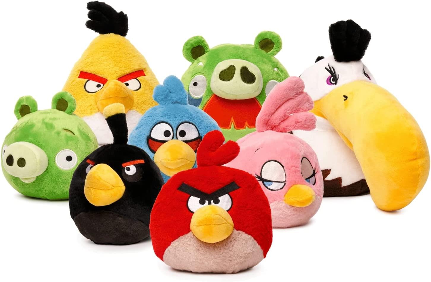 Foto 6 pulgar | Venta Internacional- Muñeco de Peluche Angry Birds Cerdo Verde Bad Piggies 7'' Almohada Rellena