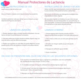 Foto 4 | Protectores de Lactancia Lavables Ecológicos Tela Ecobaby Original Más Bolsita Wetbag