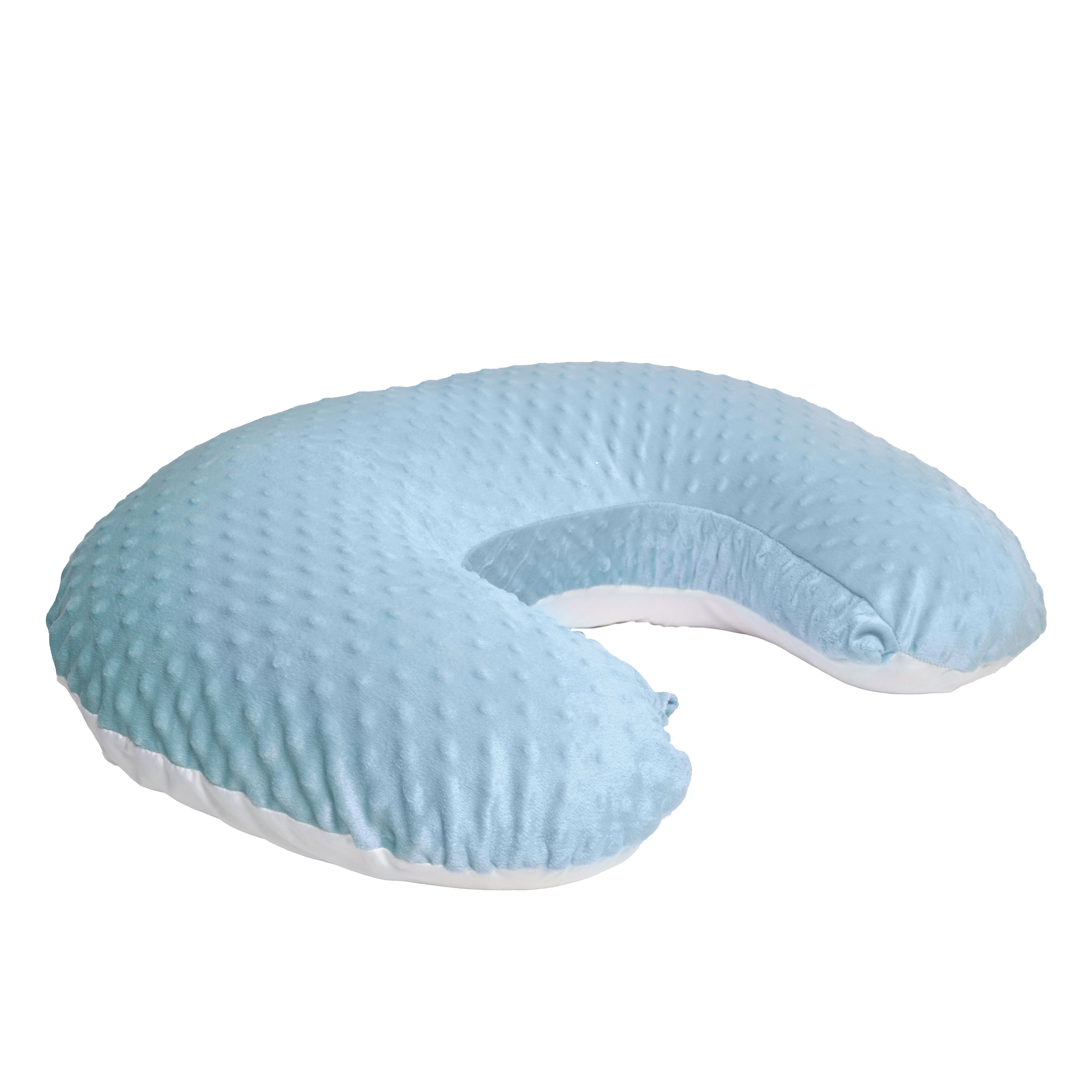 Foto 2 pulgar | Almohada De Lactancia/ Cojín Para Alimentar Bebé Con Biberón  O Fórmula Con Funda Lavable Azul