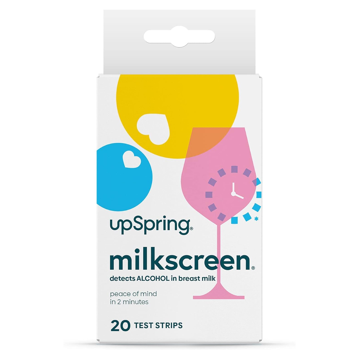Foto 1 | Tiras De Prueba De Alcohol En Leche Materna Upspring 20pz