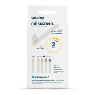 Foto 2 | Tiras De Prueba De Alcohol En Leche Materna Upspring 20pz