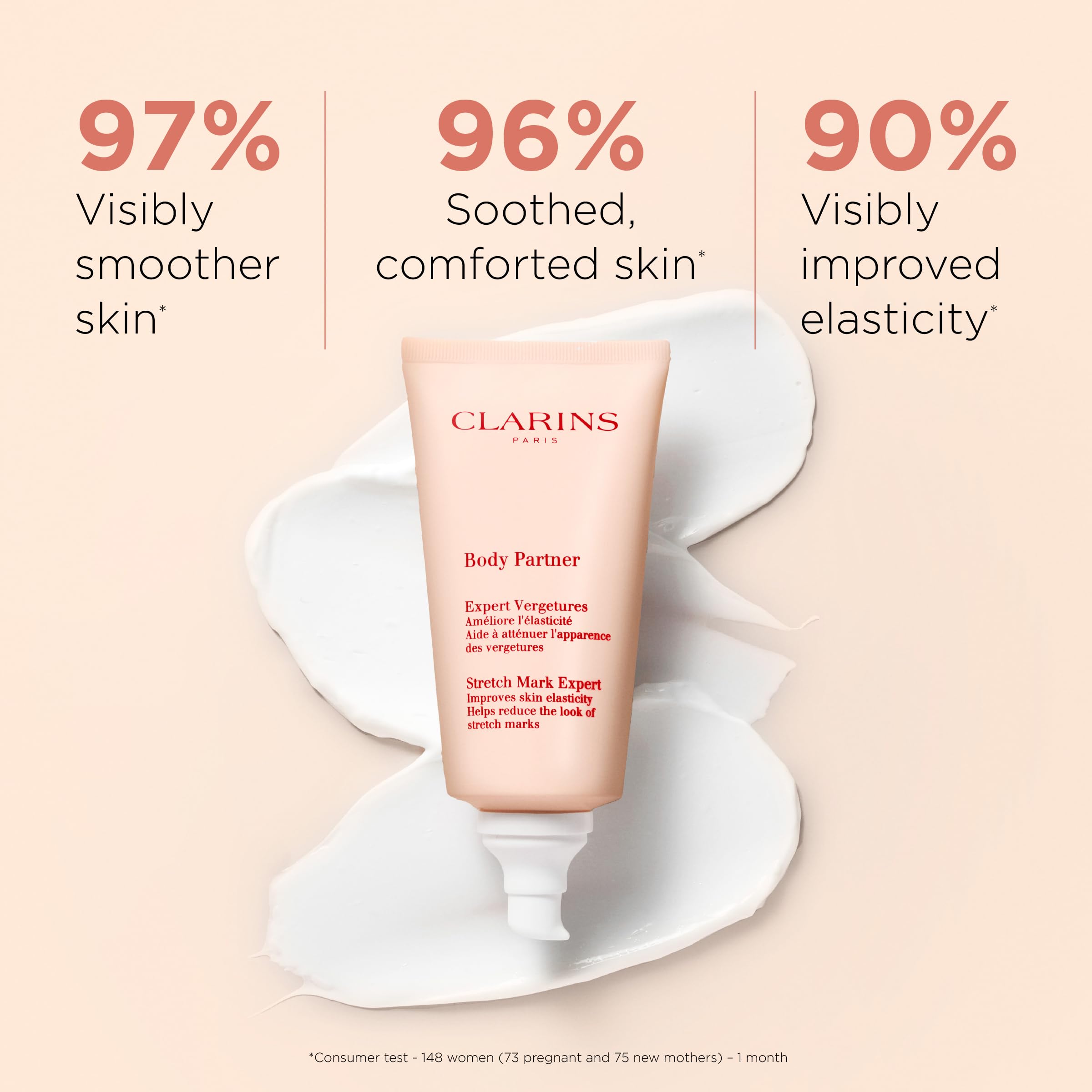 Foto 2 | Crema Para Estrías Clarins Body Partner Para El Embarazo - Venta Internacional.