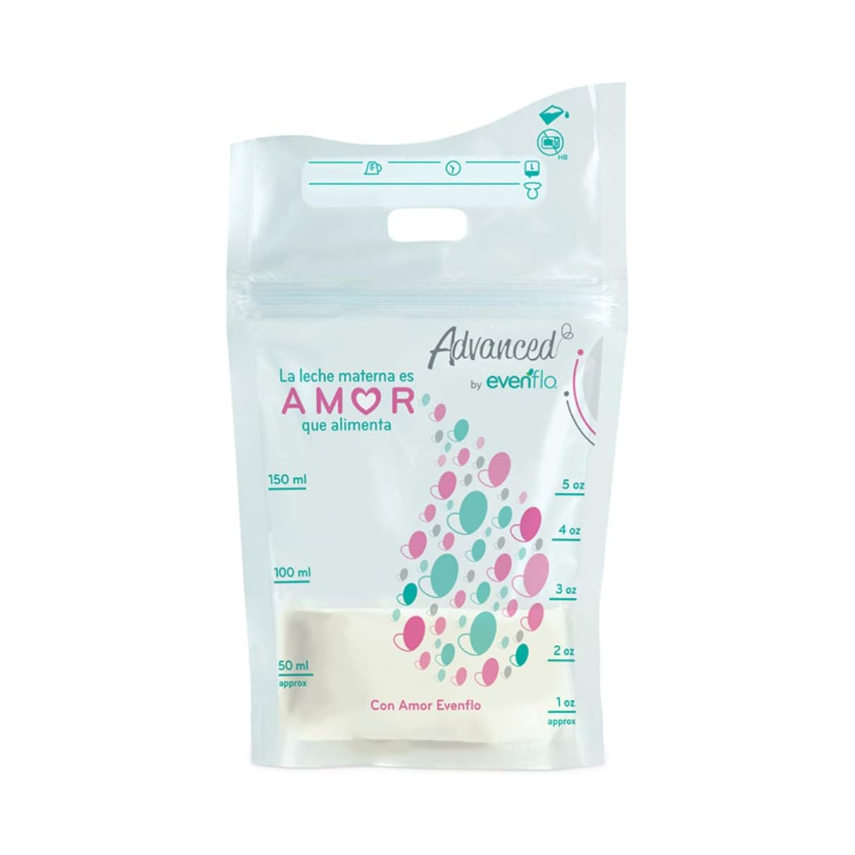 Foto 3 | Bolsas Para Almacenar Leche Materna Evenflo 5oz 25pz