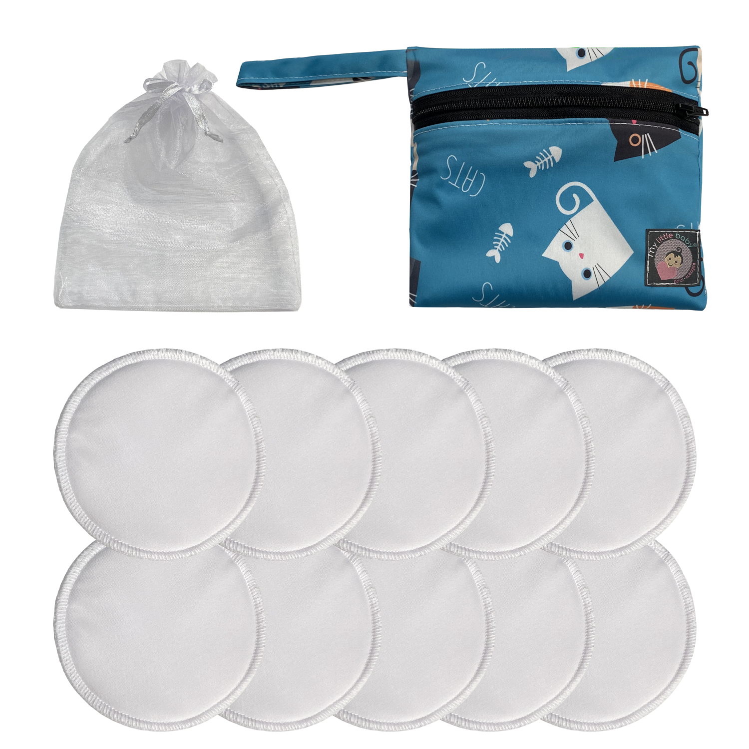 10 Protectores de Lactancia + Wet Pad con Doble Separación Dorm Colchones