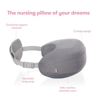 Foto 3 | Almohada De Lactancia Frida Mom Ajustable Para Amamantar Con Soporte Para La Espalda - Venta Internacional.